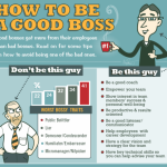 Jak být dobrým šéfem – infografika